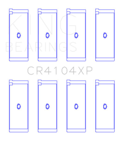 King Connecting Standard Rod Bearings for 1983-2006 Audi 4000 S, Base 80-90