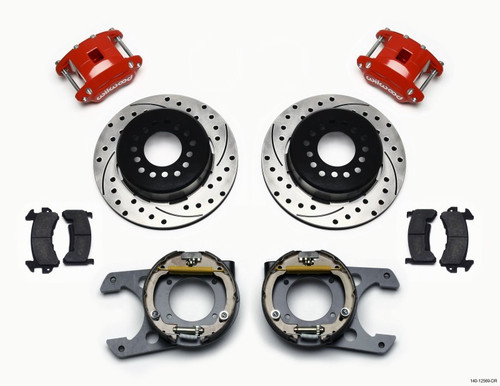 Wilwood 140-12569-DR D154 Pro-Series Rear Disc Brake Kit Chevy C10 GMC C15