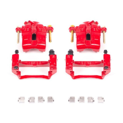 PowerStop S1704 Red Brake Calipers Front Pair Mazda Miata