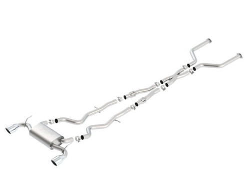 Borla S-Type Cat-Back Exhaust for 2017-2021 Infiniti Q60 3.0L TT 140703