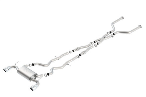 Borla S-Type Cat-Back Exhaust for 2017-2021 Infiniti Q60 3.0L TT 140703