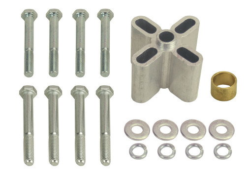 Derale Fan Spacer 1.5in Aluminum Bolt-On Anodized for Chevy & Ford V8 Engines