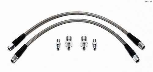 Wilwood Brake Hose Kit 16in Braided Stainless For Mazda Miata 1995-2005