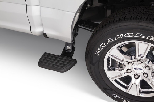 AMP Research BedStep Rear Bumper Step Black for 2015-2020 Ford F-150 V6, V8