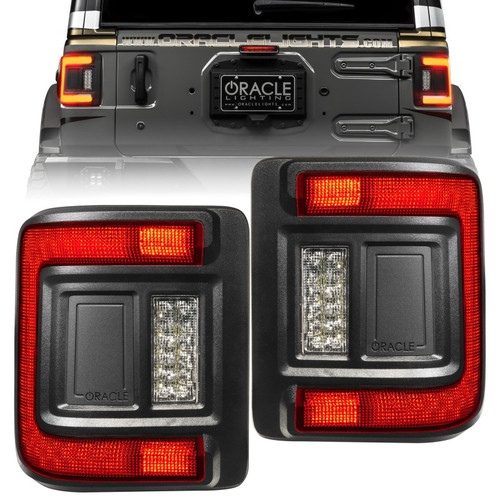 Oracle Flush Mount Tinted LED Tail Lights for Jeep Wrangler JL 2018+ LED