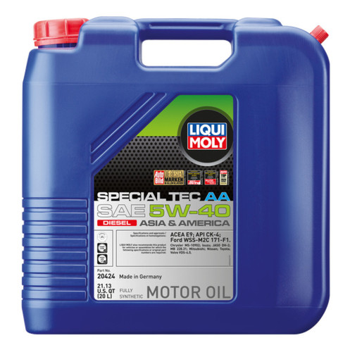 LIQUI MOLY Special Tec AA 5W40 Diesel Engine Oil 20424 Fits Ford F-250