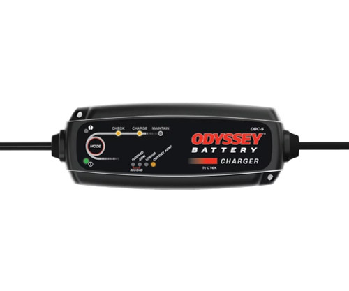 Odyssey OBC-5-A 12V Portable Battery Charger AGM Lithium-Ion Batteries