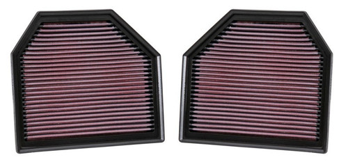 K&N 33-2488 High-Flow Air Filter For BMW M3 M4 M5 M6 3.0L & 4.4L Engines