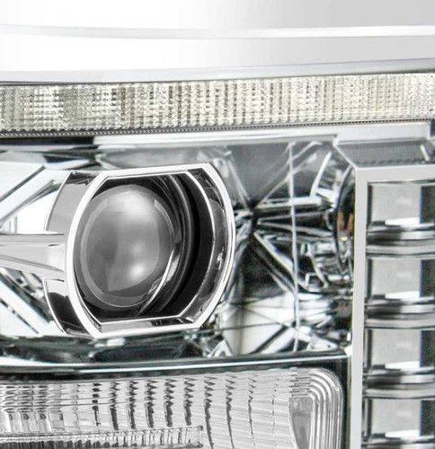 AlphaRex 880141 PRO Projector Headlights Chrome For Ford F250 2011-2013