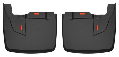 Husky Liners Rear Mud Guards For 2019-2024 Ram 3500 Dually No Drill Black