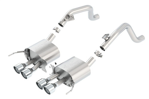 Borla Atak Axle Back Exhaust Steel for 2014-2019 Chevrolet Corvette Stingray V8
