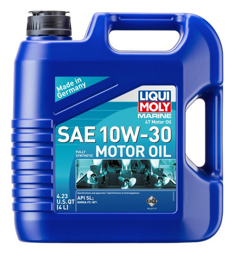 LIQUI MOLY 20522 Marine 4T 10W30 Engine Oil Fully Synthetic 4L Outboard Inboard
