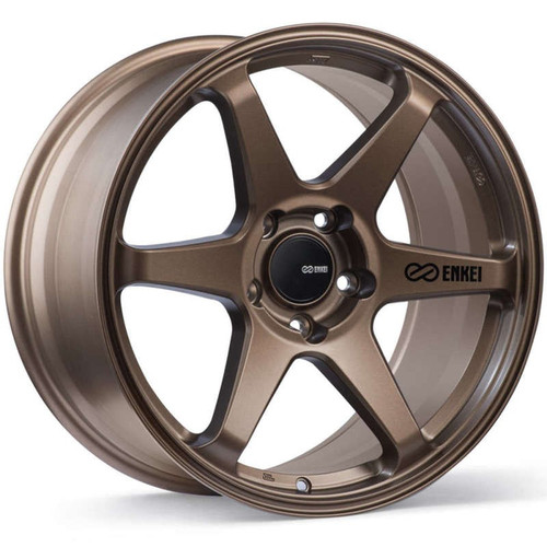 Enkei T6R 17x8 Matte Bronze Wheel 40mm Offset 5x114.3 Bolt Pattern
