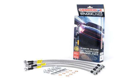 Goodridge Stainless Steel Brake Line Kit for 1997-04 Chevrolet Corvette Base V8