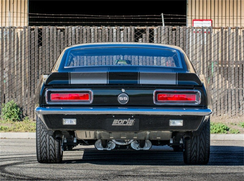 BORLA ATAK CRATE MUFFLER 2.5 OFFSET CENTER BBC 396 402 427 STAINLESS 400852