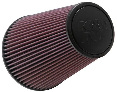 K&N RU-5046 Universal Clamp-On Air Filter 6in Flange For Various Vehicles