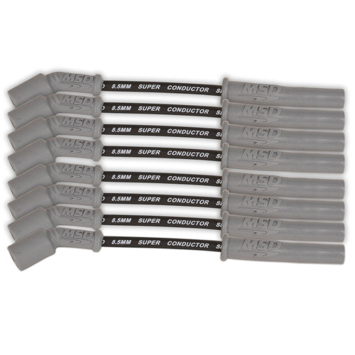 MSD 8.5mm Spark Plug Wire Set Black Super Conductor for GM LT1 Gen V 2014-Up Kit