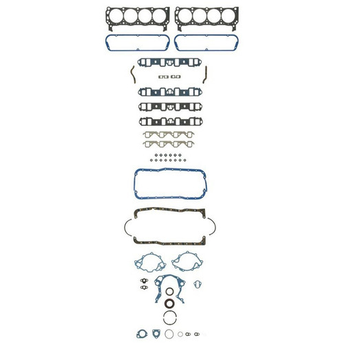 Fel-Pro 260-1125T Engine Gasket Set Small Block For Ford 260 289 302 V8 Full Kit