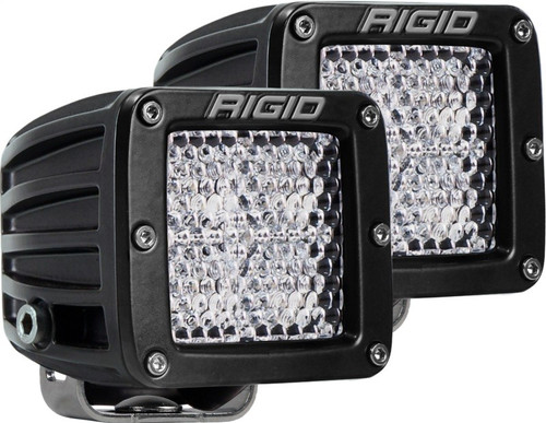 Rigid D-Series PRO Diffused LED Pod Lights Pair 60° Lens Waterproof 3168lm