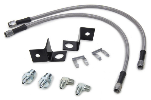 Wilwood Flex Brake Line Kit 18in Stainless Front for Ford Crown Vic 2003-11