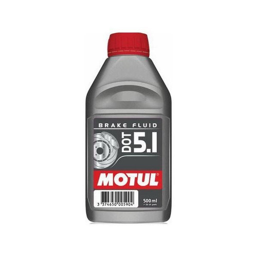 Motul DOT 5.1 Fully Synthetic Brake Fluid 0.5L 16.9oz ABS Hydraulic System