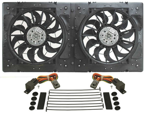 Derale 16934 Dual 12in High Output Radiator Fan Puller Kit