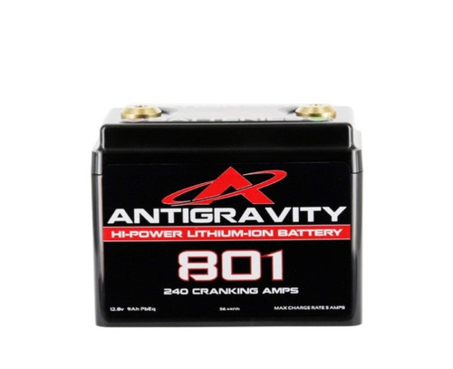 Antigravity Batteries AG801 Small Case Lithium Motorcycle Battery for 600/1200cc