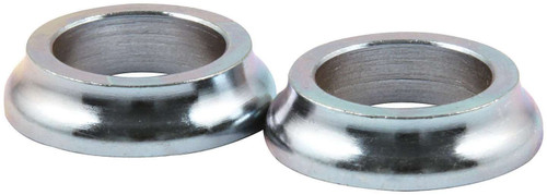 Allstar Performance Universal Tapered Steel Spacer 5/8 ID 1/4 Thick Zinc Pair