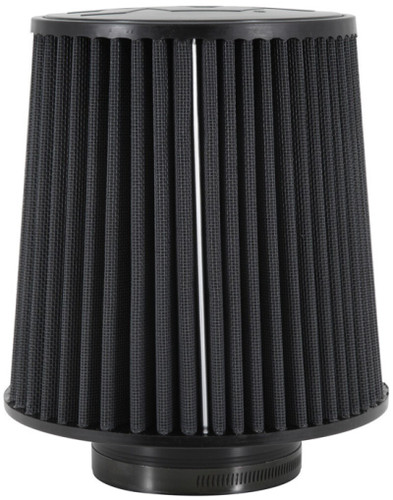 K&N RU-5171HBK For  Universal Clamp-On Air Filter Round Tapered 4" Flange x 8"H