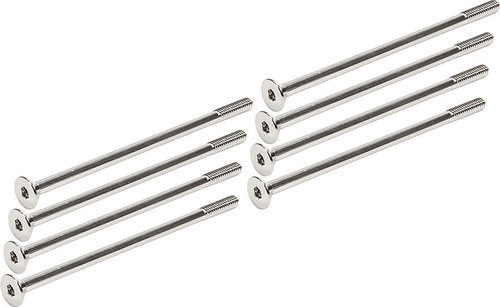 ALLSTAR Performance Valve Cover Bolt Kit for Small Block Chevy, Chrome Finish