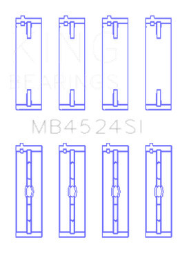 For King Bearings Nissan VR38DETT VQ35HR VQ37HR Performance Crankshaft Main