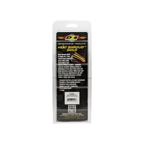 DEI Heat Shroud GOLD  36 inch High-Temp Protective Sleeve for Hoses & Lines