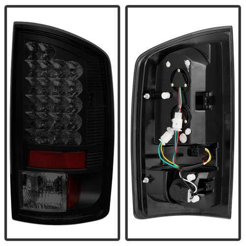 SPYDER LED Tail Lights Dodge Ram 1500 2004-2006 Black Smoke 2500 3500