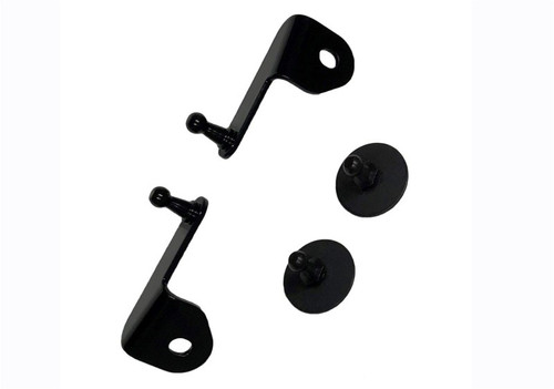 Ford Racing Hood Lift Kit Black Powder Coated Finish for 2021-2025 Ford Bronco