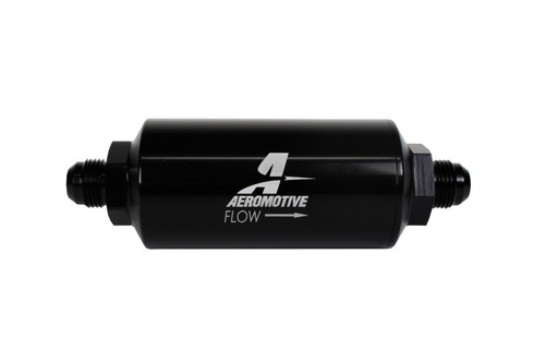 Aeromotive AN-08 Inline Fuel Filter 10 Micron Microglass For Racing Universal