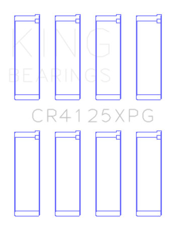 King Engine Bearings Tri-Metal Rod Bearing Set Subaru Legacy  2005-2007