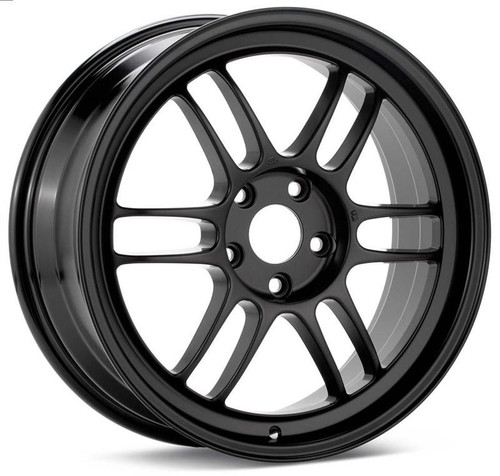 Enkei RPF1 17x9 Matte Black Wheel 5x114.3 +45 For Mazda RX-8 Lightweight