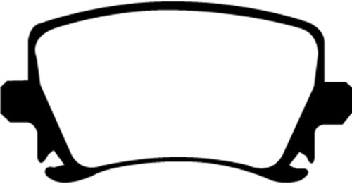 EBC Yellowstuff Rear Brake Pads DP41518R for 2011-2013 Volkswagen Jetta