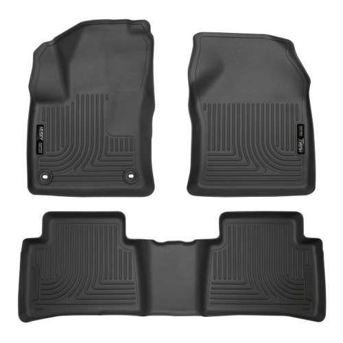 Husky Liners WeatherBeater Floor Liners Front and 2nd Row Toyota Prius 2016-22
