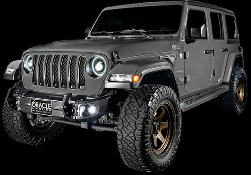 Oracle LED Fog Lights For Jeep Wrangler JK JL Gladiator High Output 3000 Lumens