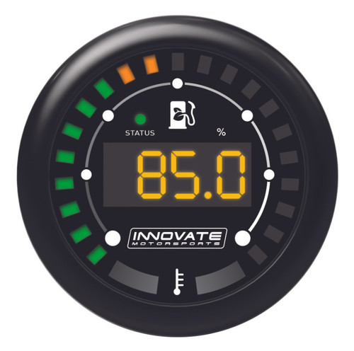 Innovate MTX-D Dual Ethanol Content & Fuel Temp Digital Gauge Kit Black Bezel