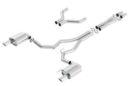 Borla S Type Cat Back Exhaust System Steel for 2015-2017 Ford Mustang GT 5.0L V8