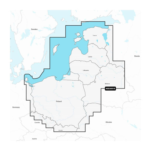 BALTIC SEA EAST For COAST GARMIN NAVIO