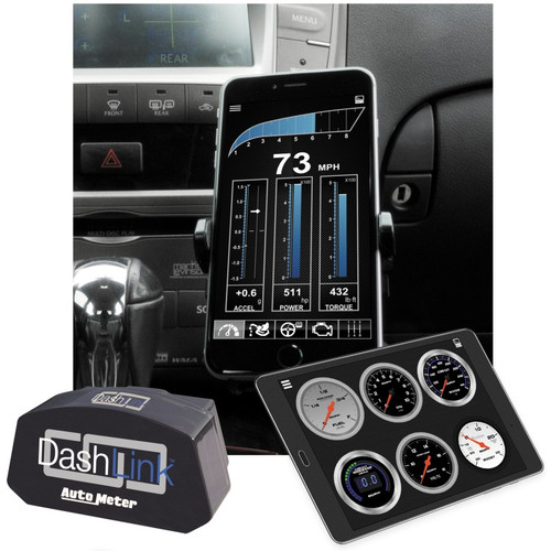 AutoMeter 6036 DashLink II OBD2 Bluetooth Module For iOS Android Vehicles