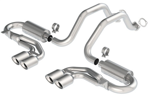 Borla S-Type Cat-Back Exhaust Stainless For Chevrolet Corvette 1997-2004