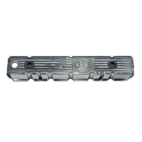 Omix Polished Aluminum Valve Cover For Jeep CJ Wrangler 4.2L Engines 17401.09