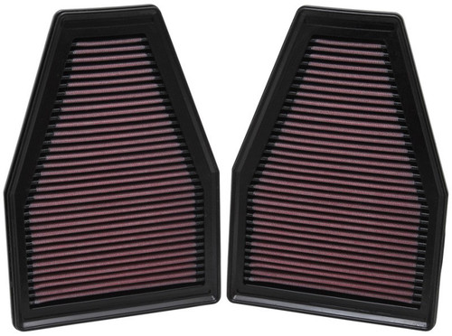 K&N 33-2484 High Flow Replacement Air Filter Set for Porsche 911 2013-15