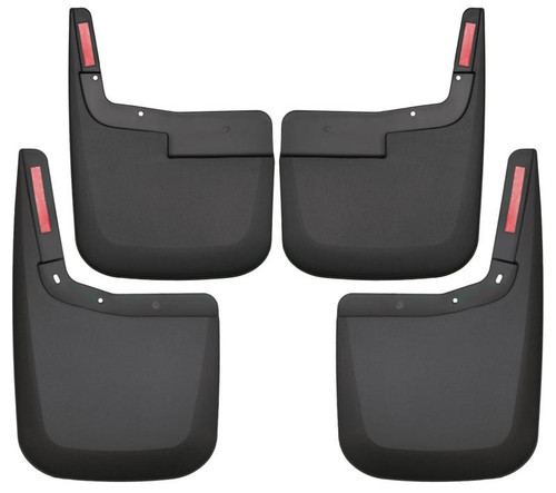 Husky Liners Mud Guards Black TPO Front Rear Set for Ford F-150 2015-2017 58446