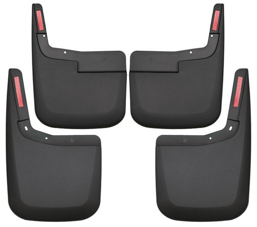 Husky Liners Mud Guards Black TPO Front Rear Set for Ford F-150 2015-2017 58446