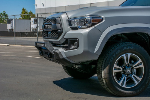 DV8 Offroad Center Mount Winch Bumper Toyota Tacoma 2016+ No-Cut Install